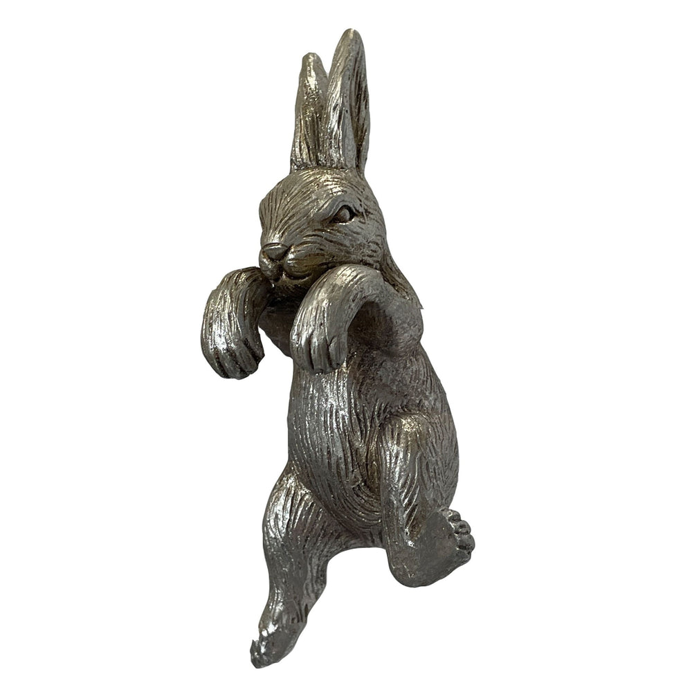 Silver Harry The Hare Pot Hanger - Set Of 2 - The Furniture Mega Store 