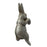 Silver Harry The Hare Pot Hanger - Set Of 2 - The Furniture Mega Store 