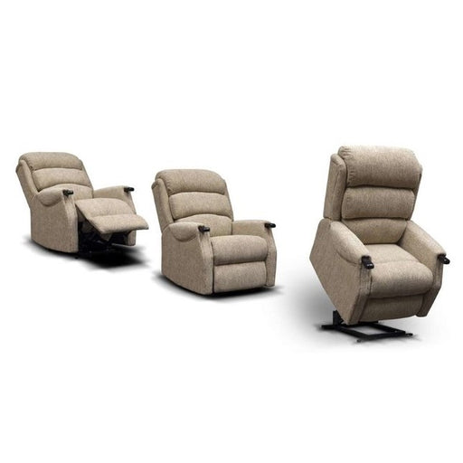 Harrington Dual Motor Lift and Rise Chair - Autumn Beige - The Furniture Mega Store