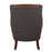 Knightsbridge Harris Tweed & Vintage Leather Wingback Chair - Various Options - The Furniture Mega Store 