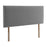 Cheshire Strutted Half Headboard - Choice Of Fabrics & Sizes - The Furniture Mega Store 