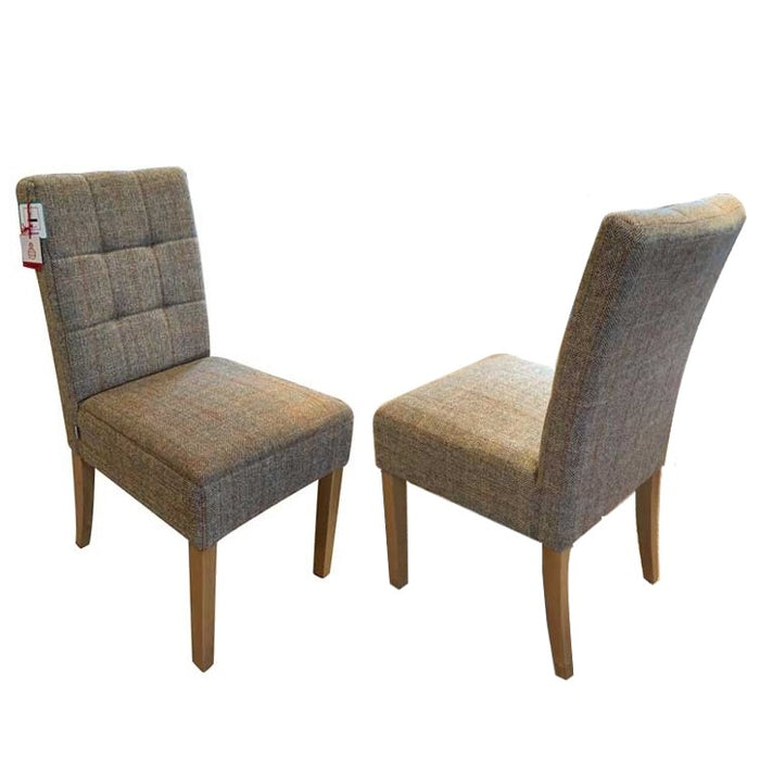 William Harris Tweed Dining Chair - Choice Of Tweed & Legs - The Furniture Mega Store 