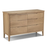 Harkuta Solid Oak 6 Drawer Wide Chest - The Furniture Mega Store 