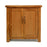 Earlswood Oak Petite Hall Cupboard - The Furniture Mega Store 