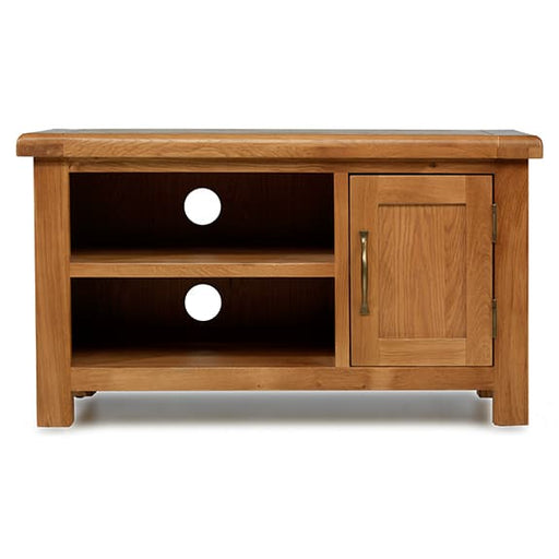 Earlswood Oak 1 Door TV Cabinet - The Furniture Mega Store 