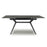 Amour Black Sintered Stone Cross Base Extending Dining Table - 140cm To 180cm - The Furniture Mega Store 