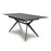 Amour Grey Sintered Stone Cross Base Extending Dining Table - 140cm To 180cm - The Furniture Mega Store 