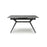Amour Grey Sintered Stone Cross Base Extending Dining Table - 140cm To 180cm - The Furniture Mega Store 