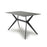 Amour Grey Sintered Stone Cross Base 1.2 Dining Table - The Furniture Mega Store 