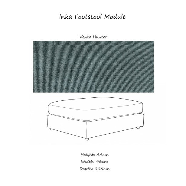 Inka Modular Sofa Collection - Choice Of Fabrics - The Furniture Mega Store 