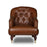 Southwell Tufted Back Occasional Chair Choice Of Vintage Leathers & Feet - The Furniture Mega Store 