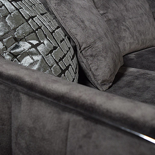 Blaise Large Footstool - Choice Of Fabrics - The Furniture Mega Store 