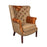 Knightsbridge Harris Tweed & Vintage Leather Wingback Chair - Various Options - The Furniture Mega Store 