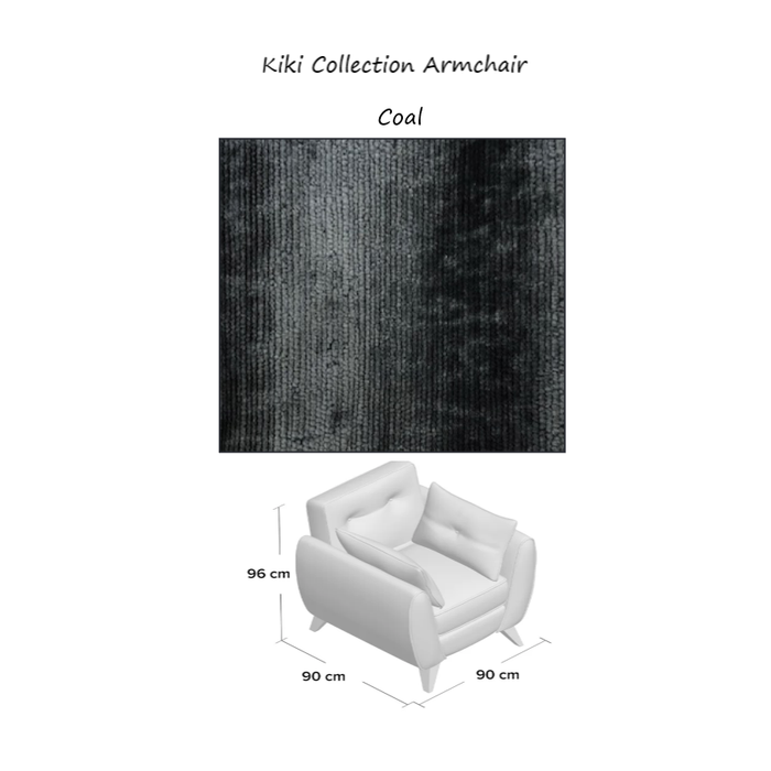 Kiki Fabric Sofa & Chair Collection - Various Colours - The Furniture Mega Store 