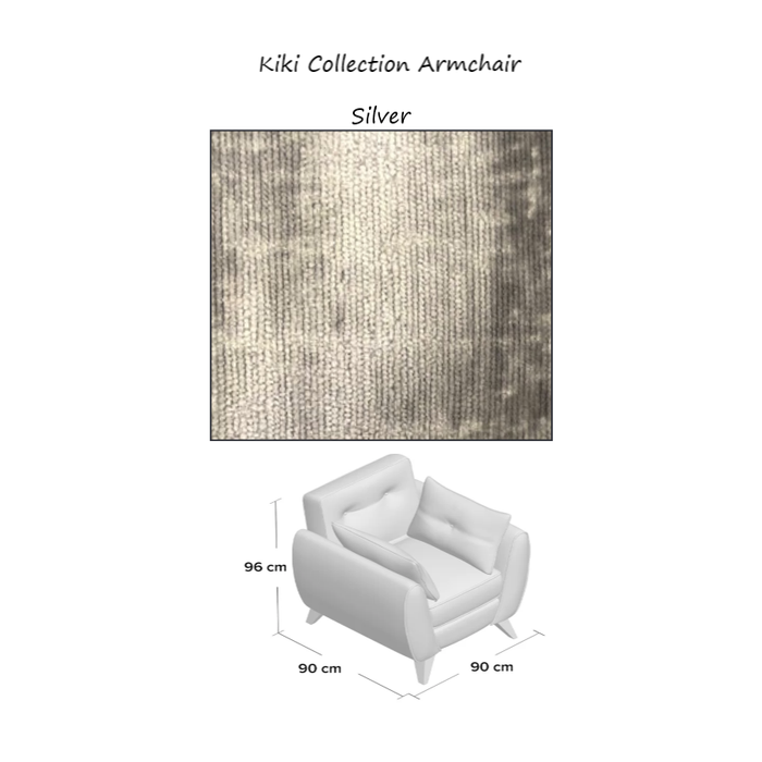 Kiki Fabric Sofa & Chair Collection - Various Colours - The Furniture Mega Store 