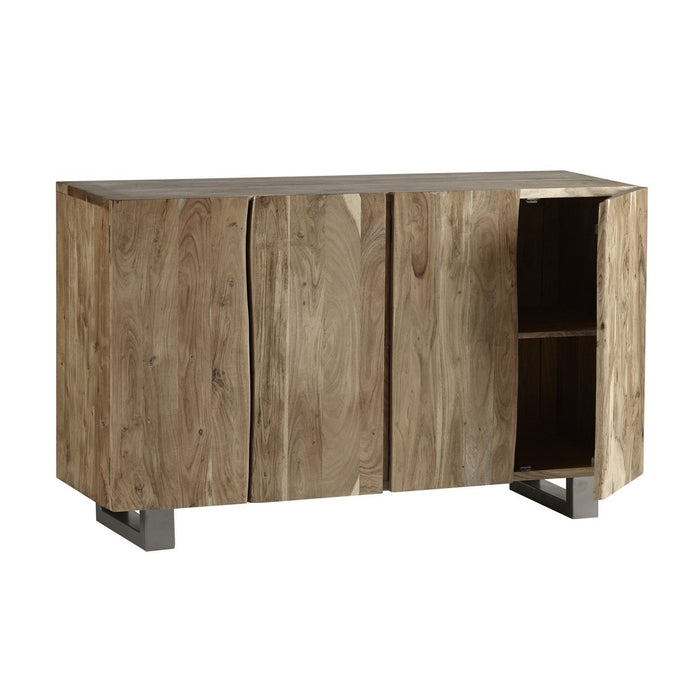 Prague Live Edge 4 Door Large Sideboard - The Furniture Mega Store 