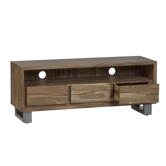 Prague Live Edge Wide Media  - 140cm - The Furniture Mega Store 