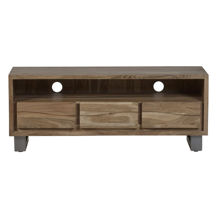 Prague Live Edge Wide Media  - 140cm - The Furniture Mega Store 