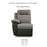 Astwick Modular Power Recliner With Intergrated Usb Charging Points - The Furniture Mega Store 