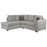 Lucy Fabric Corner Sofa Collection - Choice Of Sizes & Fabrics - The Furniture Mega Store 