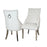 Cheshire Knocker Back Velvet Dining Chairs - Set Of 2 - Choice Of Colours - The Furniture Mega Store 