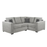 Lucy Fabric Corner Sofa Collection - Choice Of Sizes & Fabrics - The Furniture Mega Store 