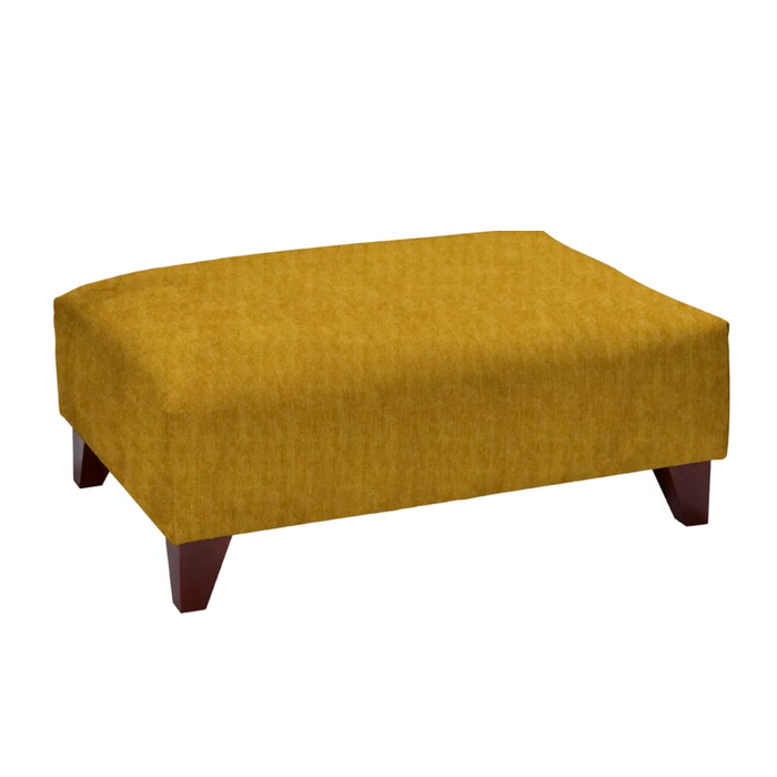 Rene Collection Designer Footstool  - Available In A Choice Of Fabrics - The Furniture Mega Store 