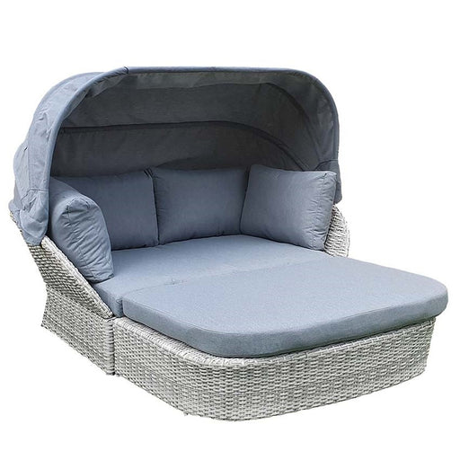 Meghan Garden Daybed With Grey Canopy - The Furniture Mega Store 