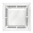 Square Inlaid Crystal Wall Mirror - The Furniture Mega Store 
