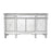 Beaumont Silver 3 Drawer 4 Door Mirrored Sideboard - The Furniture Mega Store 