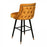 Caroline Bespoke Button Back Bar Stool - Plush Velvet - Various Options - The Furniture Mega Store 