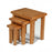 Earlswood Oak Nest Of 3 Tables - The Furniture Mega Store 