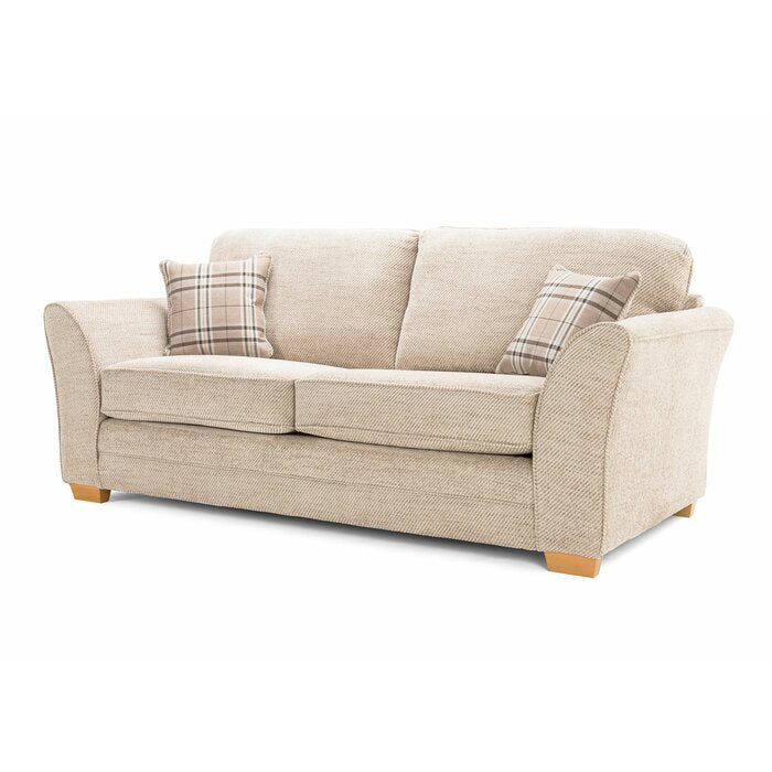 Charlotte Sofa Bed - Choice Of Scatter or Standard Back - Choice Of Fabrics - The Furniture Mega Store 