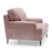 Oscar Velvet Armchair - Choice Of Colours - The Furniture Mega Store 