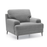 Oscar Velvet Sofa, Chair & Footstool Collection - Choice Of Fabrics - The Furniture Mega Store 