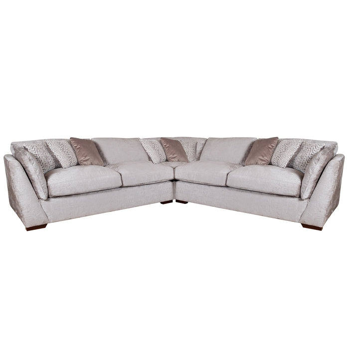 Phoenix Fabric Corner Sofa Collection - Choice Of Sizes, Fabrics & Feet - The Furniture Mega Store 