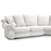 Pendragon Italian Leather Corner Sofa - Choice Of Leathers & Optional Swarovski Crystal Buttons. - The Furniture Mega Store 