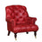 Willow Vintage Leather Tufted Chair - Choice Of Feet & Leathers - The Furniture Mega Store 