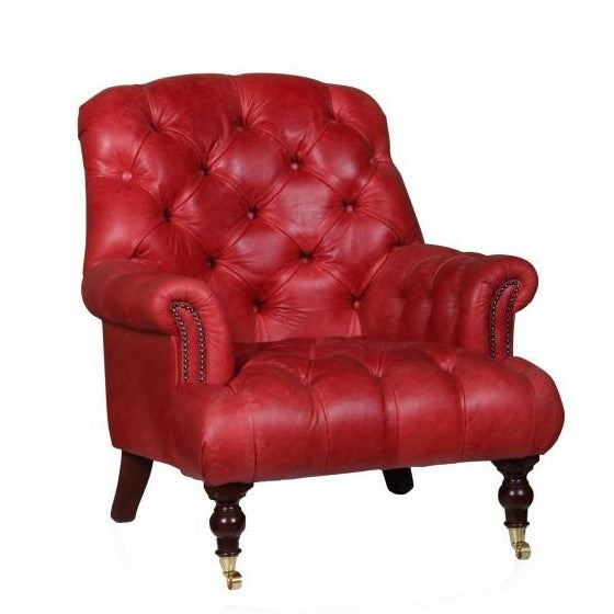 Antique discount tufted chair