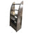 Avaitor Wing Bookcase - Jet Brass - The Furniture Mega Store 