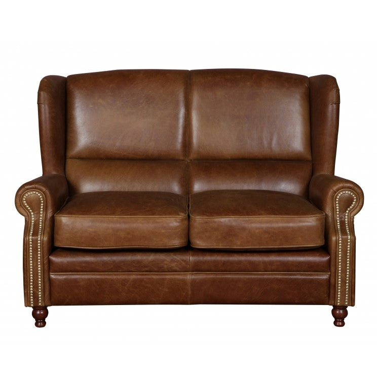 Professor Vintage Leather Sofa & Chair Collection - Various Options - The Furniture Mega Store 