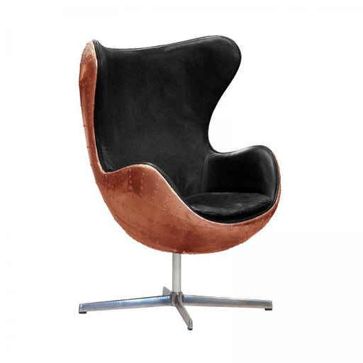 Aviator Keeler Swivel Chair - Vintage Copper - The Furniture Mega Store 