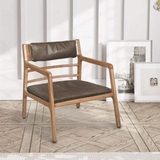 Corsham Vintage Leather Lounge Chair - The Furniture Mega Store 