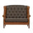 Morris Vintage Leather & Harris Tweed Wing Back Sofa Collection - The Furniture Mega Store 