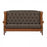 Morris Vintage Leather & Harris Tweed Wing Back Sofa Collection - The Furniture Mega Store 