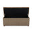 Vintage Leather & Harris Tweed Storage Bench - Various Option - The Furniture Mega Store 