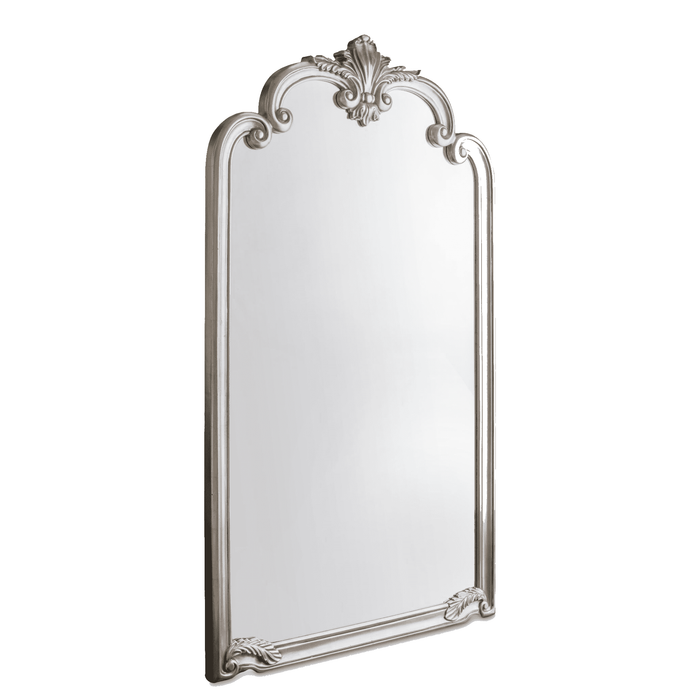 Palazzo Ornate Silver Leaner Mirror - The Furniture Mega Store 