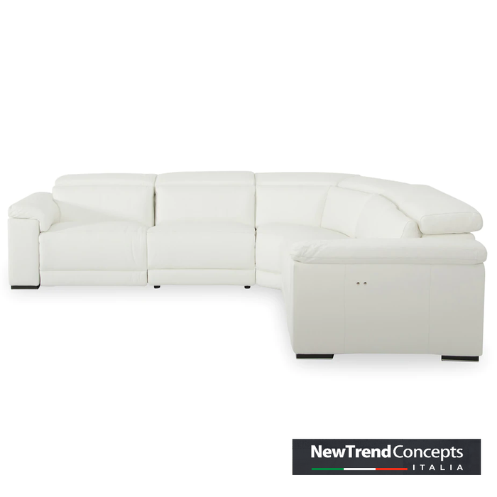 Palinuro Italian Leather Power Recliner Sofa Collection - The Furniture Mega Store 