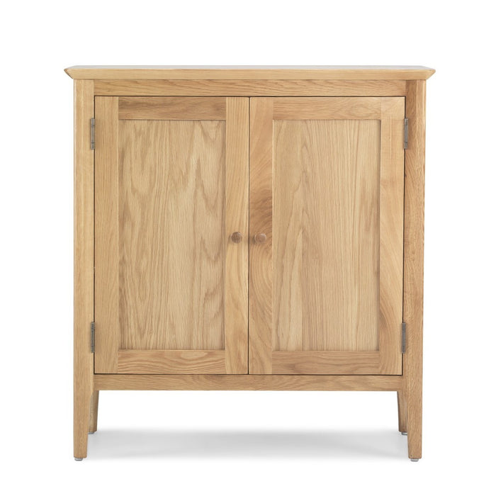 Berkley Nordic Oak 2 Door Storage Cabinet - The Furniture Mega Store 