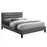 Picasso Grey Marl Fabric Bedstead 4FT Small Double - The Furniture Mega Store 